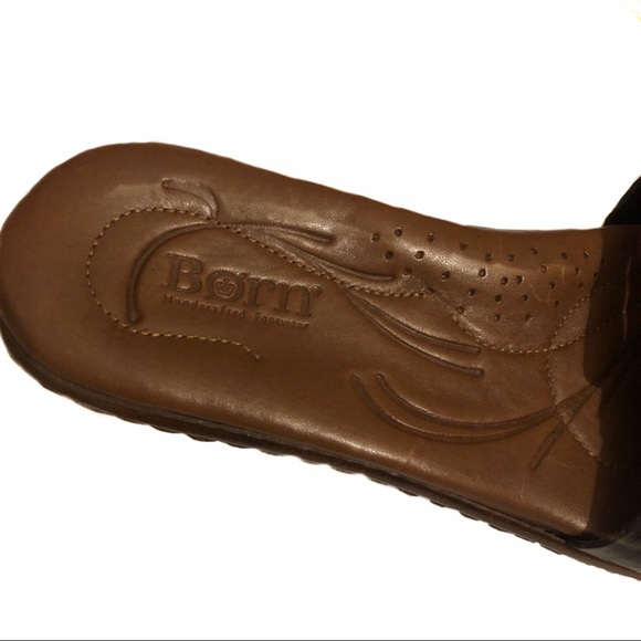 Born Buckle Slides Wood Leather Handcrafted - Picture 4 of 5